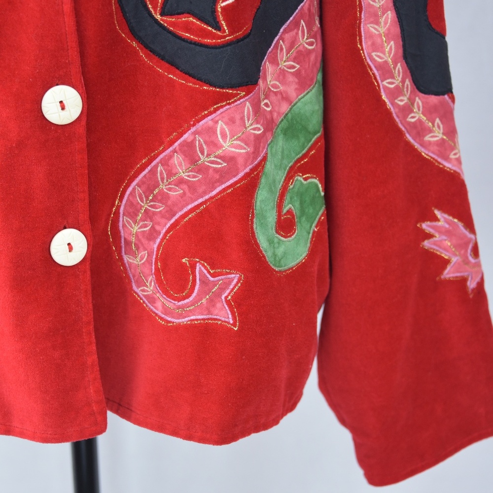 Multi-color and Patterned Blazer / Jacket - Picture 3 of 8